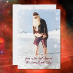 Weihnachts Beach Party Ocean Santa Einladung<br><div class="desc">Der niedliche Weihnachtsmann taucht ein und genießt Spaß und gute Zeiten wie ein Party am Strand! Laden Sie Ihre Gäste zu einem Bankett-Party in einem Strandhotel ein und genießen Sie den Abend. Anpassbarer Text auf Vorder- und Rückseite.</div>