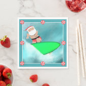 Weihnachts Beach Party Serviette (Beispiel)