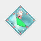 Weihnachts Beach Party Serviette (Ecke)