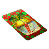 Weihnachts Beach Sunset Magnet (Rechte Seite)