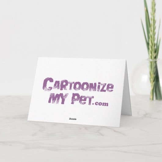 Weihnachts-Beagle Feiertagskarte (Rückseite)