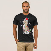 Weihnachts-Beagle-Hund Welpe T-Shirt (Vorne ganz)