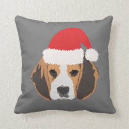 Weihnachts-Beagle Kissen