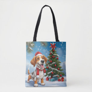 Weihnachts-Beagle Tasche