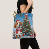 Weihnachts-Beagle Tasche (Von Nahem)