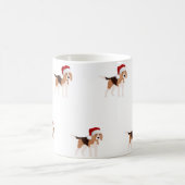 Weihnachts-Beagle-Tasse Kaffeetasse (Mittel)