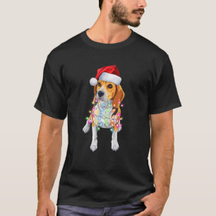 Weihnachts-Beagle Weihnachtslicht Weihnachtsweihe  T-Shirt