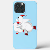 Weihnachts-Bears iPhone Case (Rückseite)