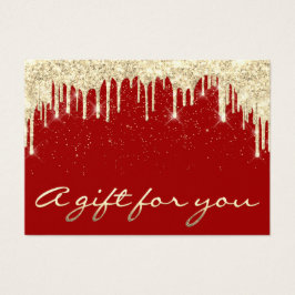 Weihnachts Beauty Salon Haar Gold Confetti Geschen