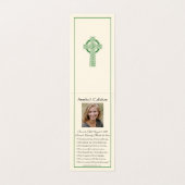 Weihnachts-Beerdigung Irish Gebet Heilige Karte (Innenseite Aufgefaltet)