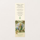 Weihnachts-Beerdigung Irish Gebet Heilige Karte (Außenseite Aufgefaltet)