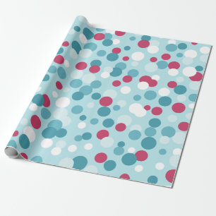 Weihnachts-Beeren-Punkte-Geschenkpapier Geschenkpapier