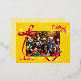 Weihnachts-Begrüßung Folien Feiertagspostkarte