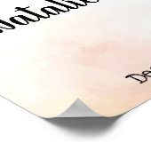 Weihnachts-Begrüßungspposter Poster (Ecke)