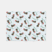 Weihnachts Belgisches Sheepdog Fleece Blanket (Vorderseite (Horizontal))
