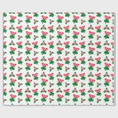 Weihnachts-Bell-Muster Geschenkpapier (Flach)