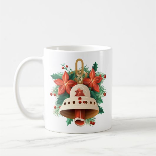 Weihnachts-Bell-Tasse Kaffeetasse (Links)