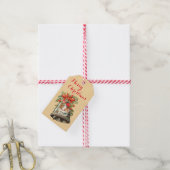 Weihnachts-Bells Weihnachtsgeschenk Tags Geschenkanhänger (Mit Garn)