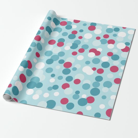 Weihnachts-Berry-Dots-Umschlagpapier Geschenkpapier (Ungerollt)