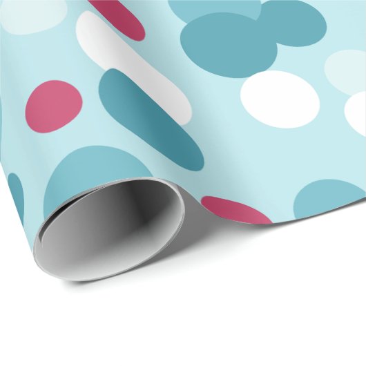 Weihnachts-Berry-Dots-Umschlagpapier Geschenkpapier (Rolleneckpunkt)