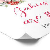 Weihnachts Beste Geschenke Babys sind süß Poster (Ecke)