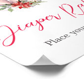 Weihnachts-Beste Geschenksäulendusche Poster (Ecke)