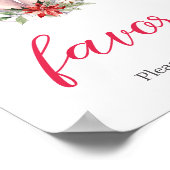 Weihnachts Beste Geschenkspieß Kinderduschfavorite Poster (Ecke)