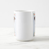 Weihnachts Beste Hündin Mama je Begleiter Foto Kaffeetasse (Mittel)