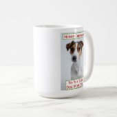 Weihnachts Beste Hündin Mama je Begleiter Foto Kaffeetasse (VorderseiteRechts)