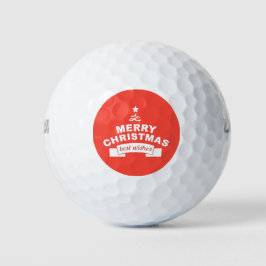 Weihnachts beste Wünsche Golfball