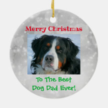 Weihnachts Bester Hund Vater je Begleiter Foto