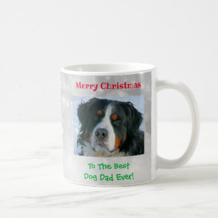 Weihnachts-Bester Hund-Vater je Hund Foto Kaffeetasse
