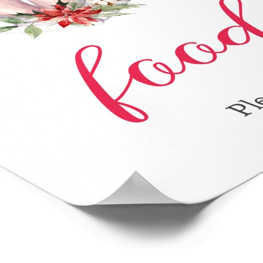 Weihnachts-Bestes Geschenk Kinderdusche Nahrung Poster (Ecke)