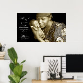 Weihnachts-Bibelverse. Foto 2007 in Ruanda aufgeno Poster (Heimbüro)