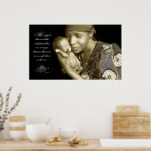 Weihnachts-Bibelverse. Foto 2007 in Ruanda aufgeno Poster (Küche)