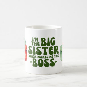 Weihnachts Big Sister Big Boss Kaffeetasse