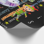 Weihnachts Big Sister Wrapping Paper Jesus Santa S Geschenkpapier (Ecke)
