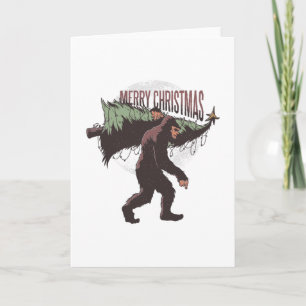 Weihnachts Bigfoot Karte