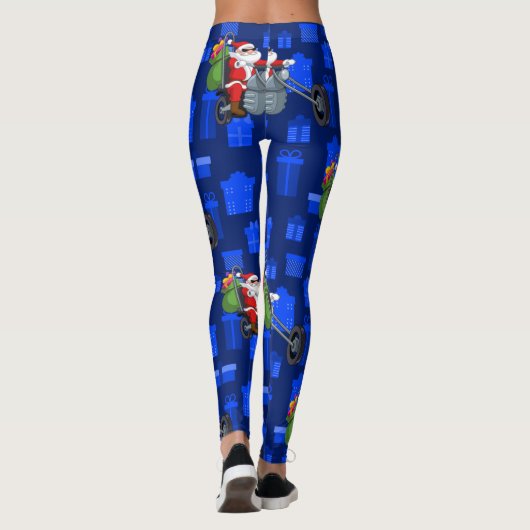 Weihnachts-Biker Leggings (Rückseite)