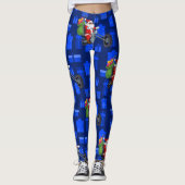 Weihnachts-Biker Leggings (Vorderseite)