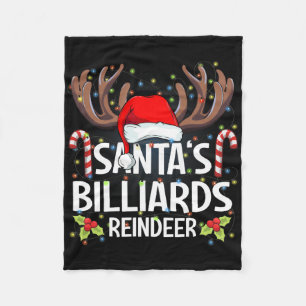 Weihnachts-Billard Rentierweihnachtsfest Pajama Fleecedecke