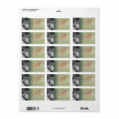 Weihnachts-Bird-Adressen - oder Vielen Dank Adressaufkleber (Vorne)