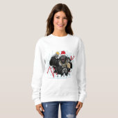 Weihnachts-Bitcoin-Aktienmarkt Sweatshirt (Vorne ganz)