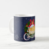 Weihnachts-Bitcoin im Holiday Wreath Kaffeetasse (Vorderseite Links)