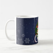 Weihnachts-Bitcoin im Holiday Wreath Kaffeetasse (Links)