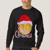 Weihnachts-Bitcoin - Tageshändler - Geschenk Sweatshirt (Vorderseite)