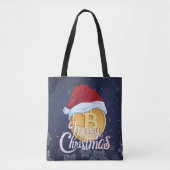 Weihnachts-Bitcoin - Tageshändler - Geschenk Tasche (Vorderseite)