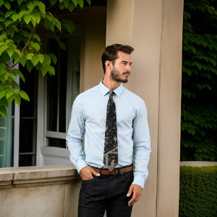 Weihnachts-Black-Gold-Glitzer-Krawatte Krawatte