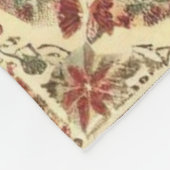 Weihnachts-Blanket-Design Fleecedecke (Ecke)