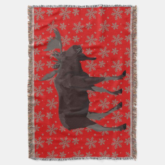 Weihnachts-Blanket Urlaub Elche Donnerplanken Decke (Vorderseite Vertikal)
